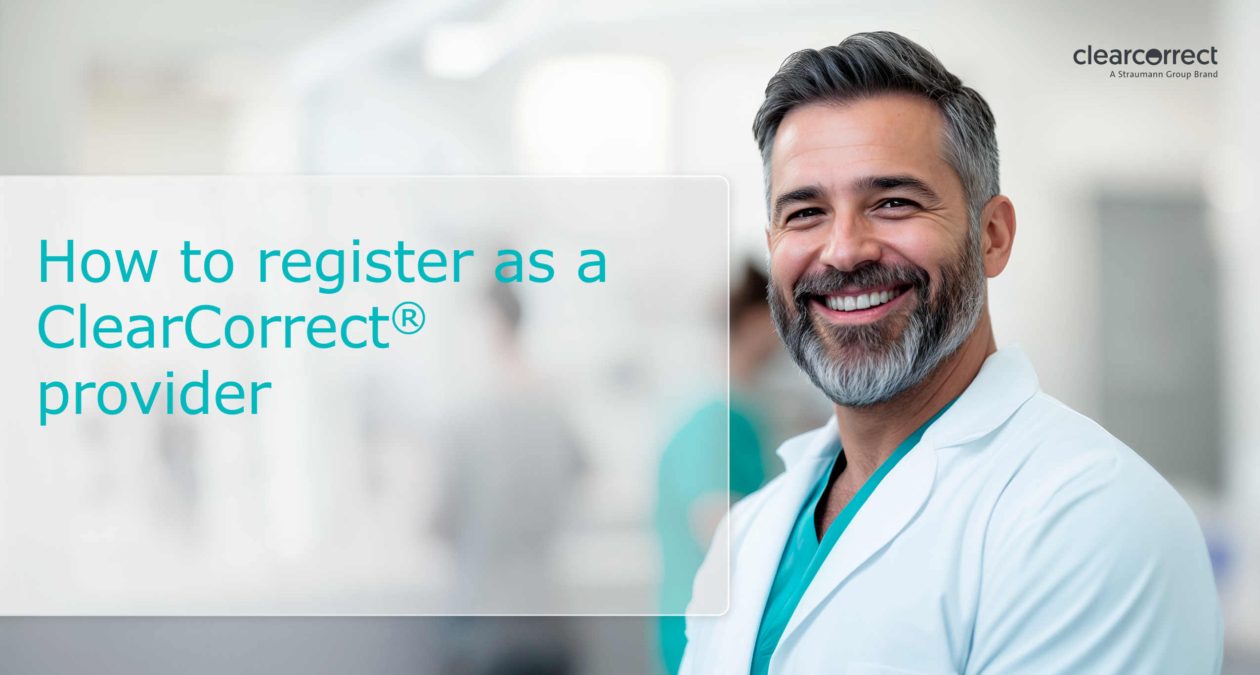 How to register as a ClearCorrect provider